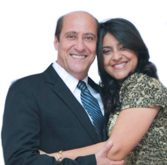 Pastor José Vieira e sua esposa Rosilene
